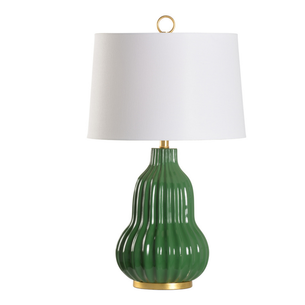 Oliver Lamp in Parrot Green - The Well Appointed House