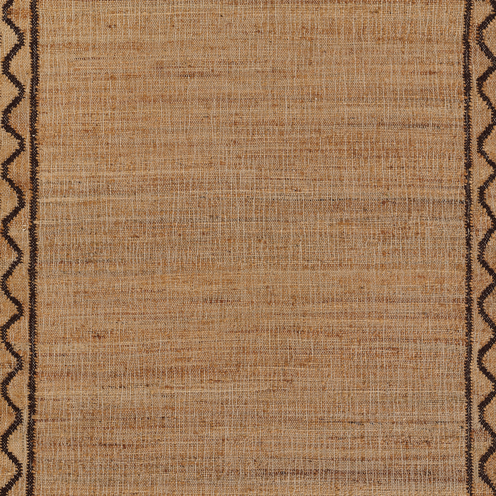   Orchard Ripple Brown Hand Woven Wool and Jute Area Rug - The Well Appointed House  