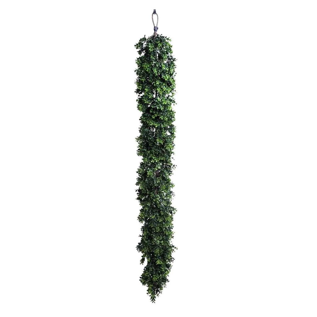 6' Faux Boxwood Shrub Christmas Garland For Outdoor Use - Florals & Greenery - The Well Appointed House