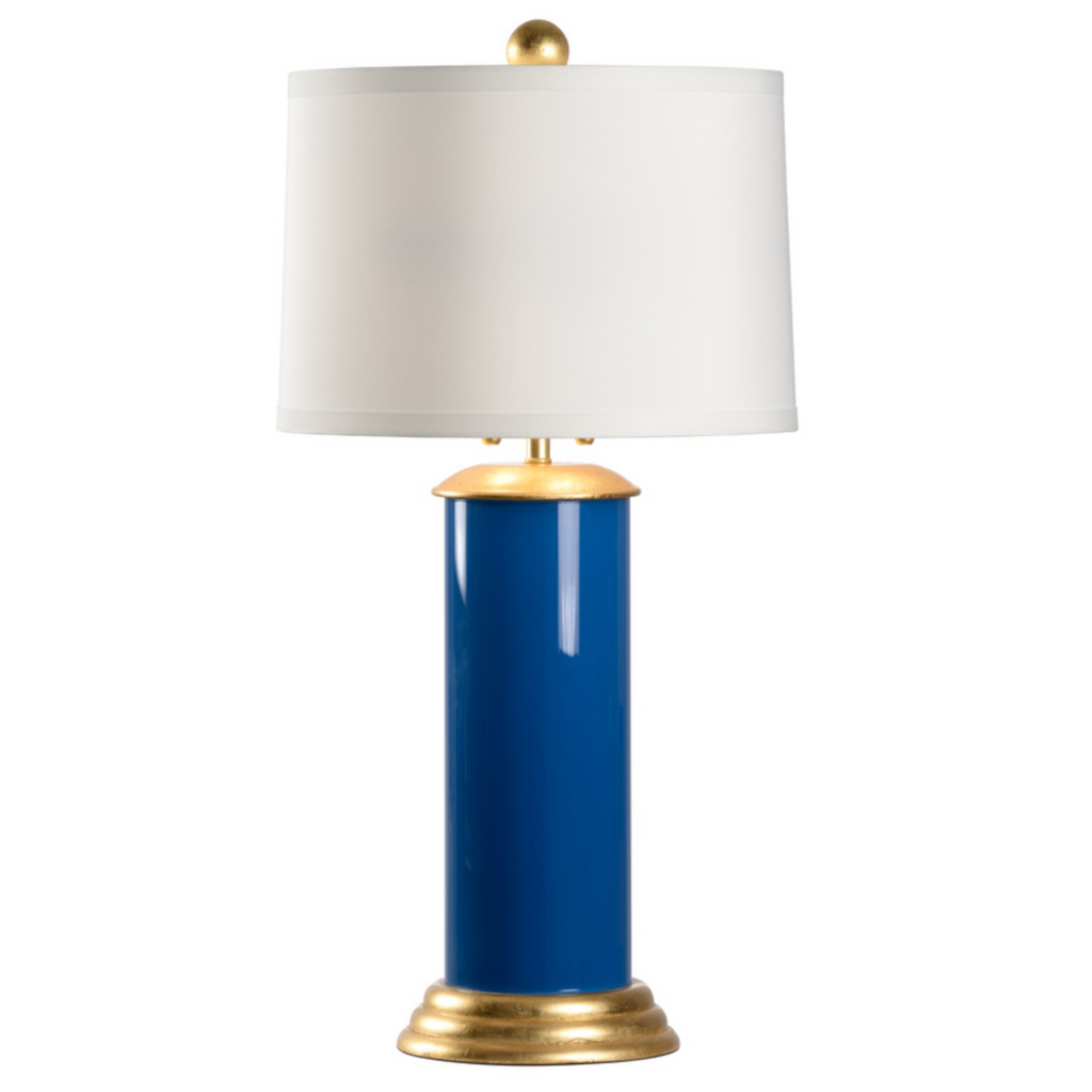 Naples Blue Savannah Table Lamp - The Well Appointed House