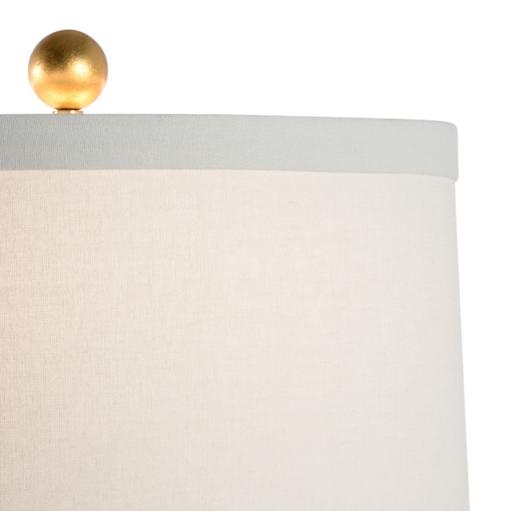 Celadon Gourd Table Lamp - The Well Appointed House
