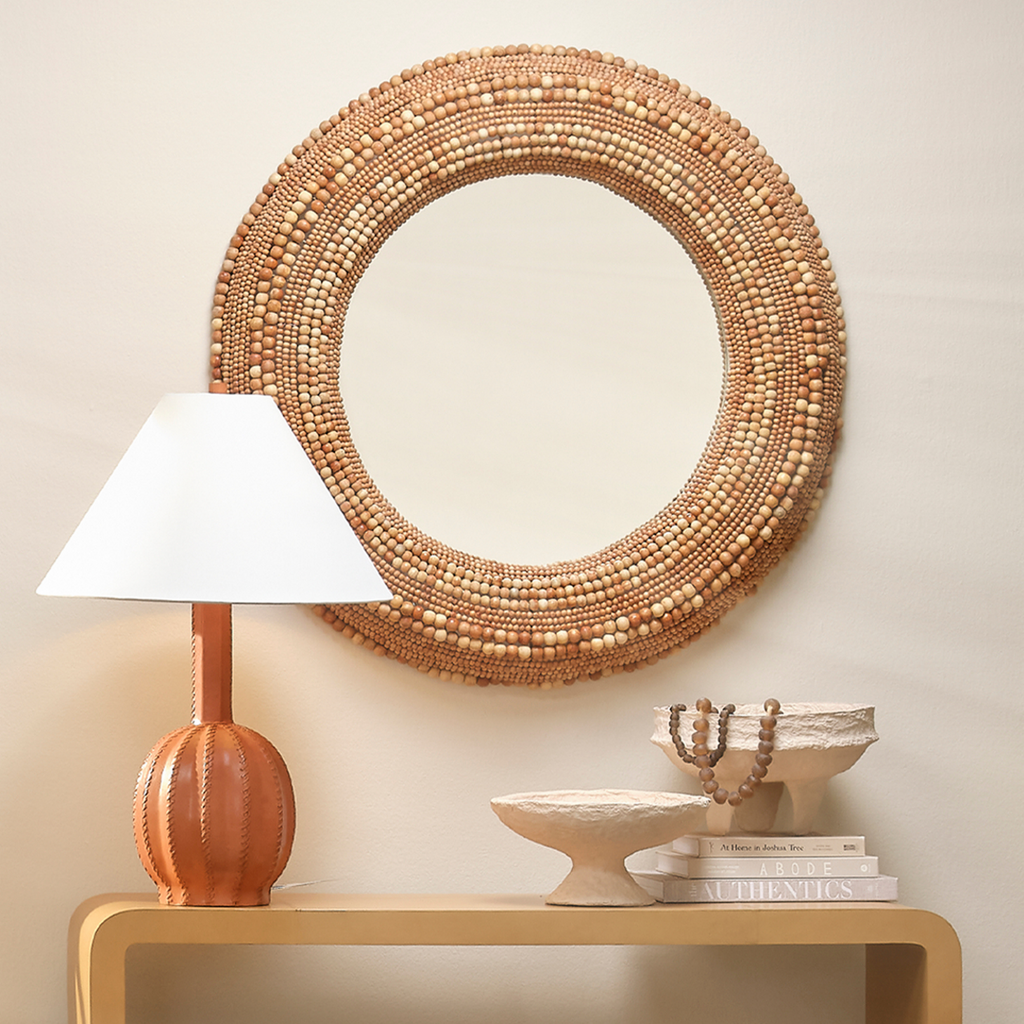 Strand Beaded Mirror - The Well Appointed House