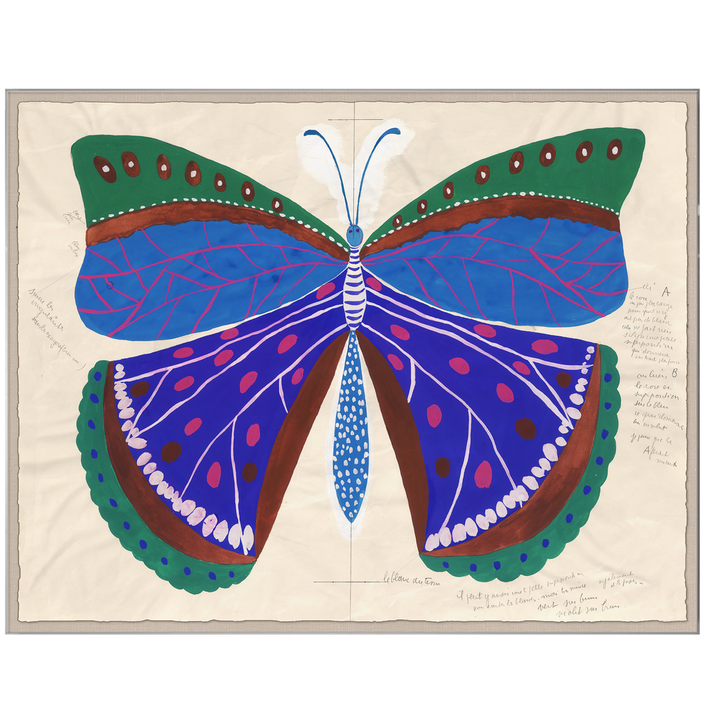 Paule Marrot Butterfly Blue (Var. 3)- The Well Appointed House