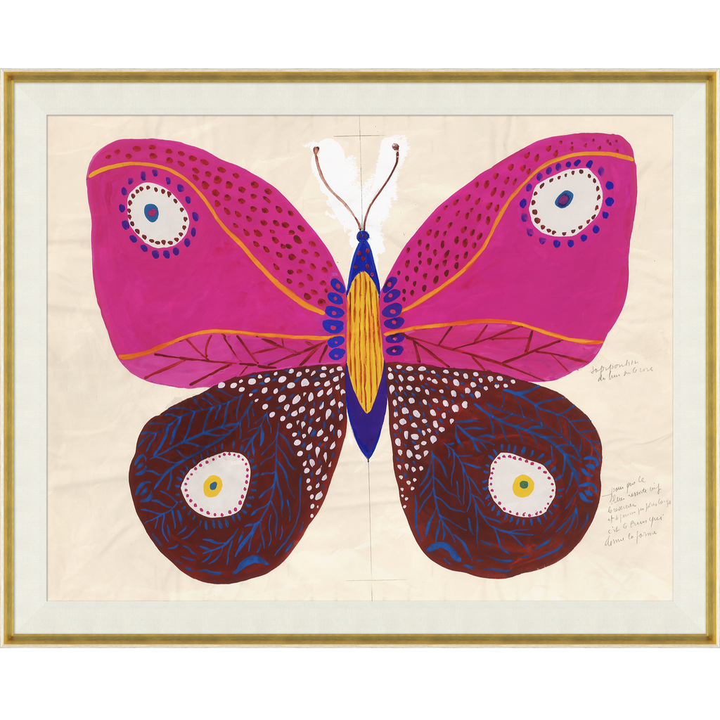 Paule Marrot Butterfly Pink (Var. 2)- The Well Appointed House
