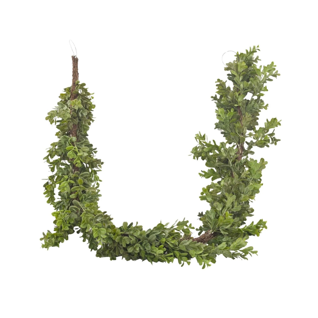 72" Faux Boxwood Garland - Florals & Greenery - The Well Appointed House