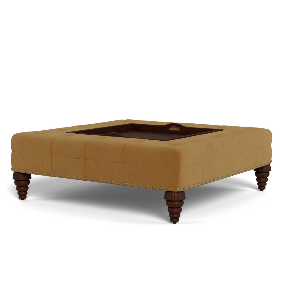 Tray Chic Ottoman - The Well Appointed House