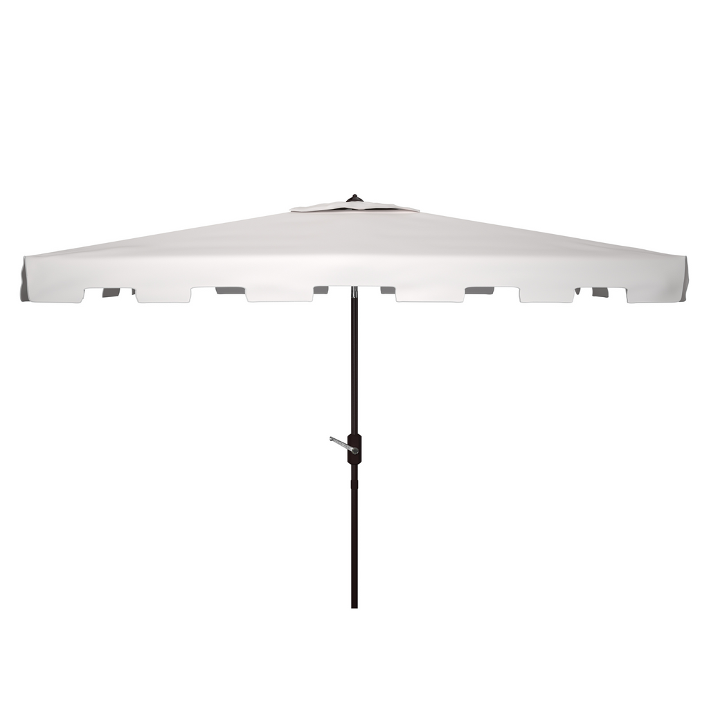 Zimmerman White Rectangular Market Umbrella - The Well Appointed House