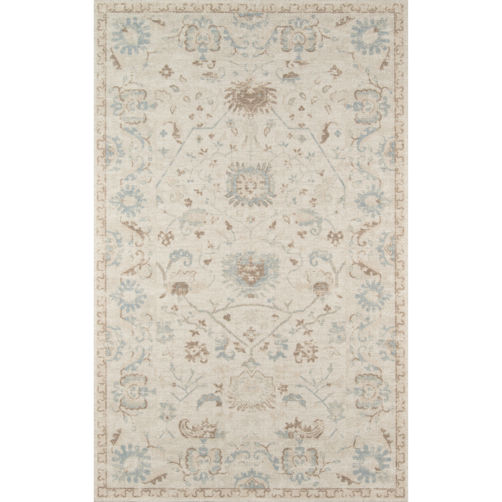 Ana Beige Wool Area Rug - The Well Appointed House