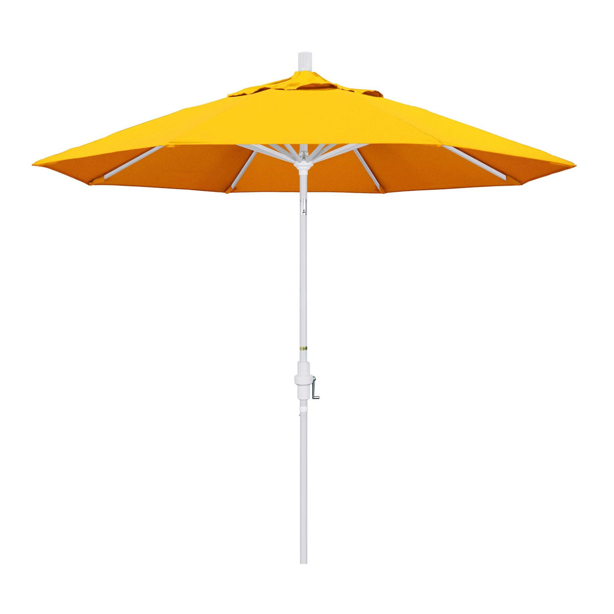 9' Golden State Patio Umbrella in Sunflower Yellow The Well Appointed