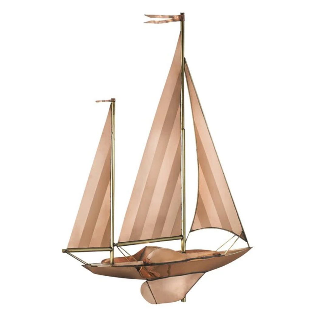 Large Sailboat Weathervane - The Well Appointed House