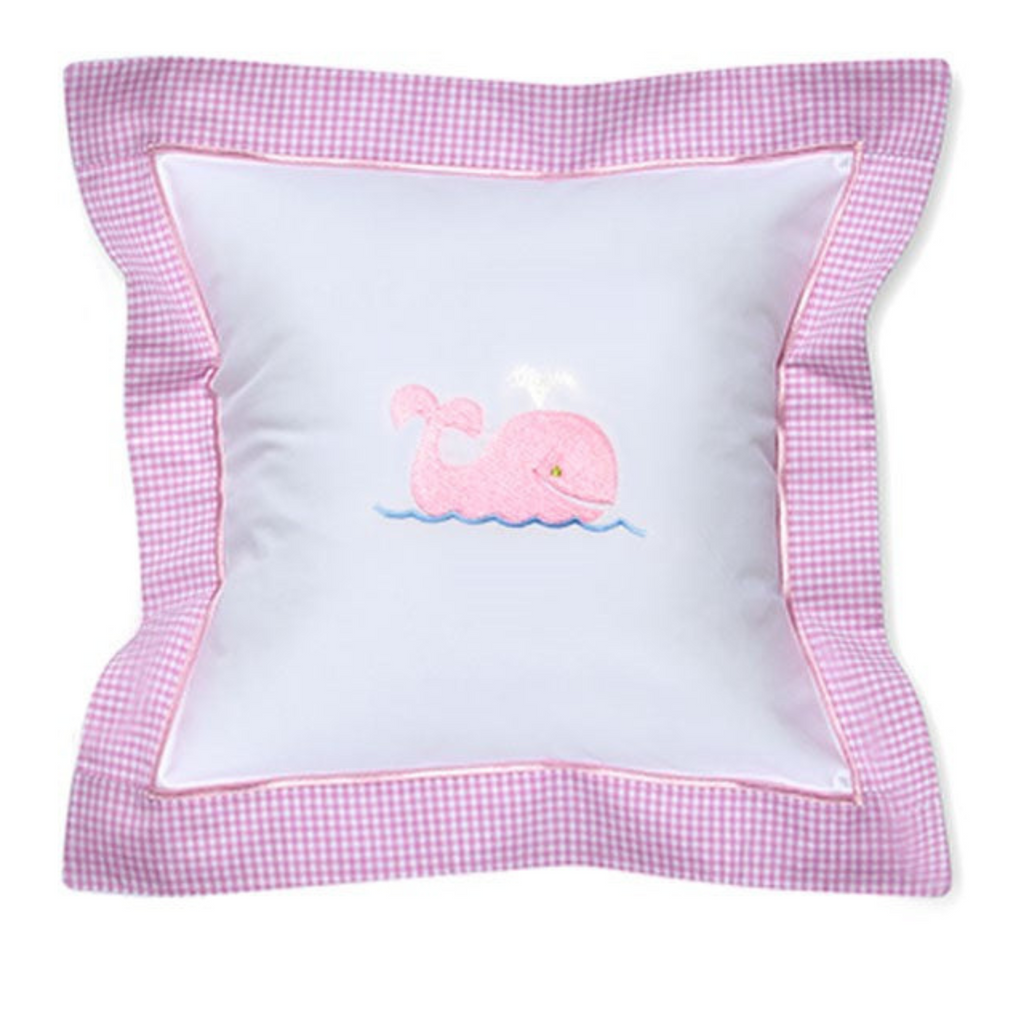 Baby Pillow Cover in Whale Pink - The Well Appointed House
