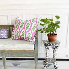 Louvre Ikat in Pink Pillow - the well appointed house