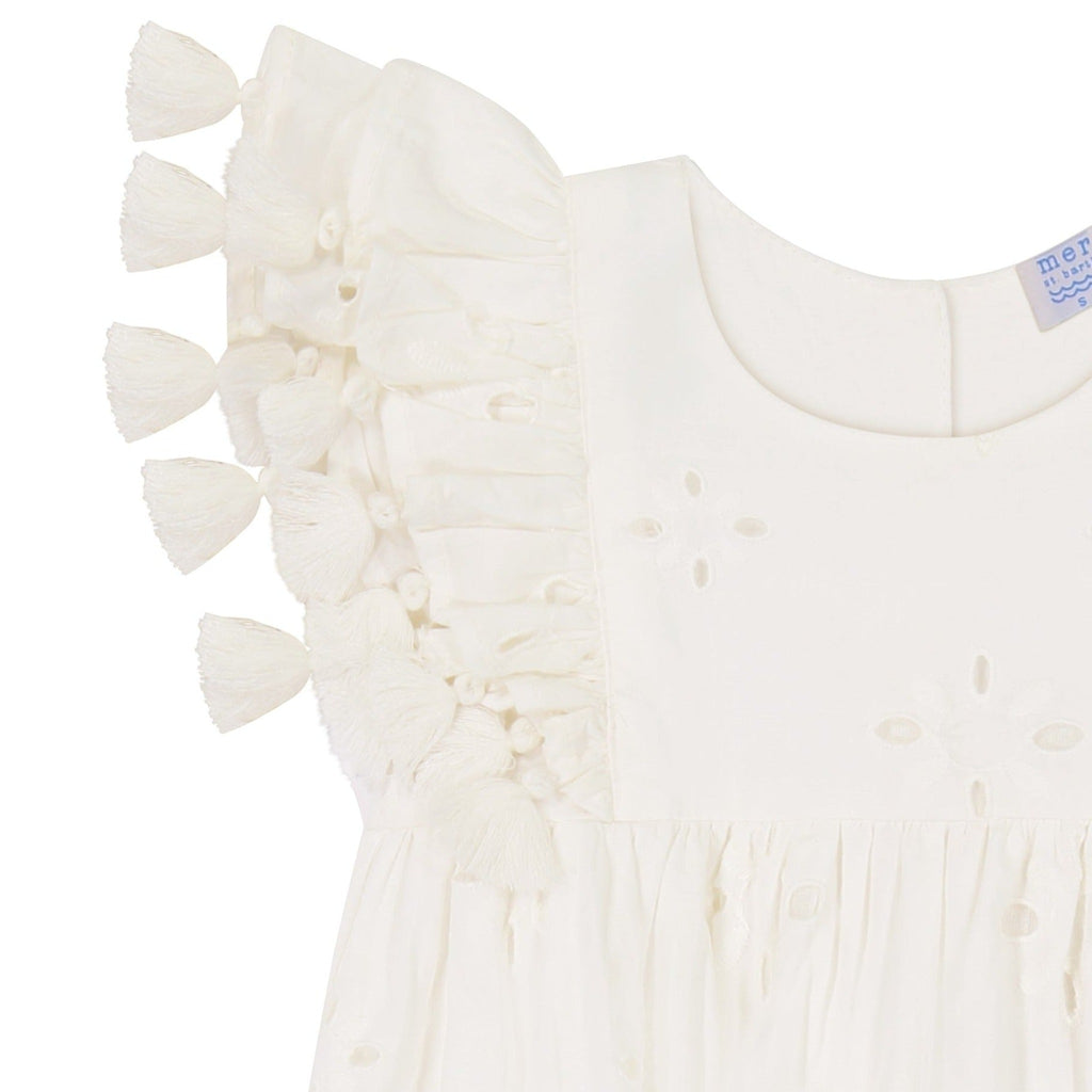 Anna Baby Romper White Eyelet - The Well Appointed House