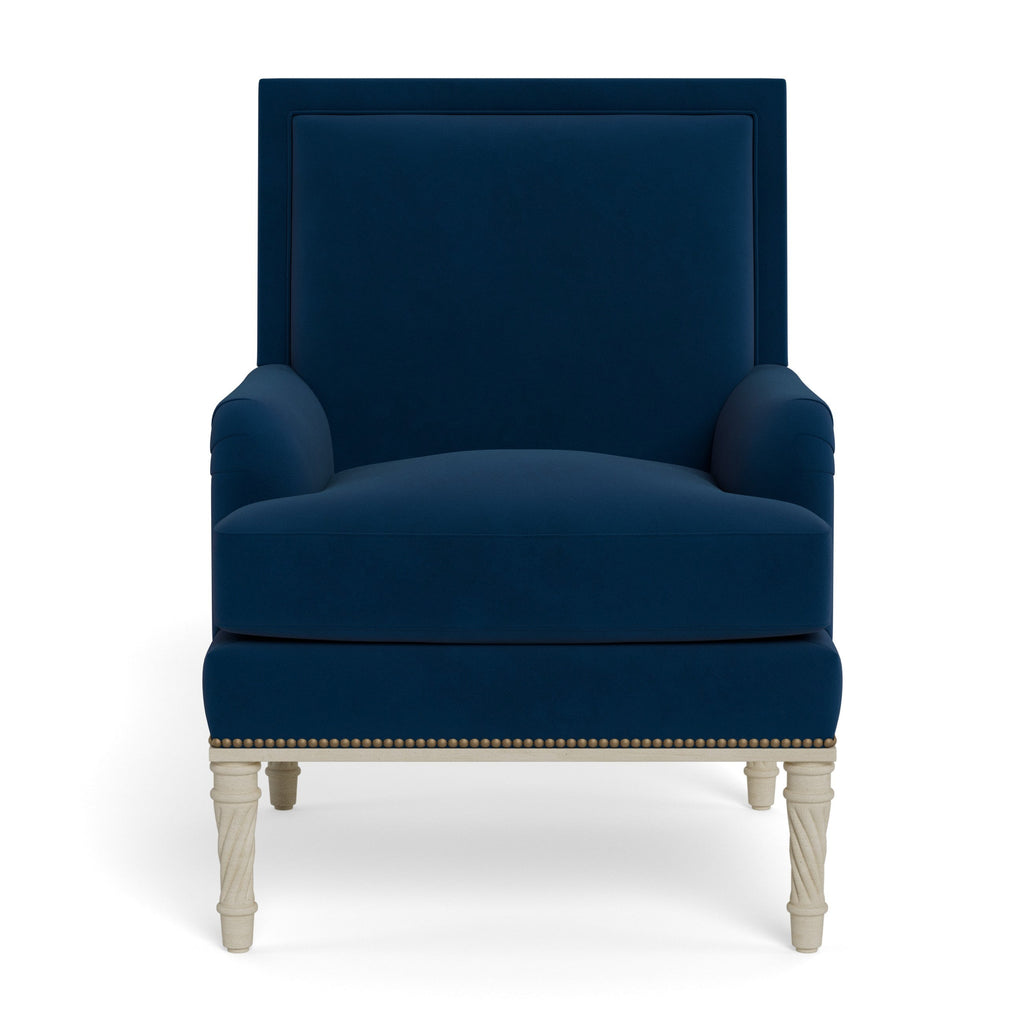 Azure Rolled Arm Upholstered Chair - The Well Appointed House