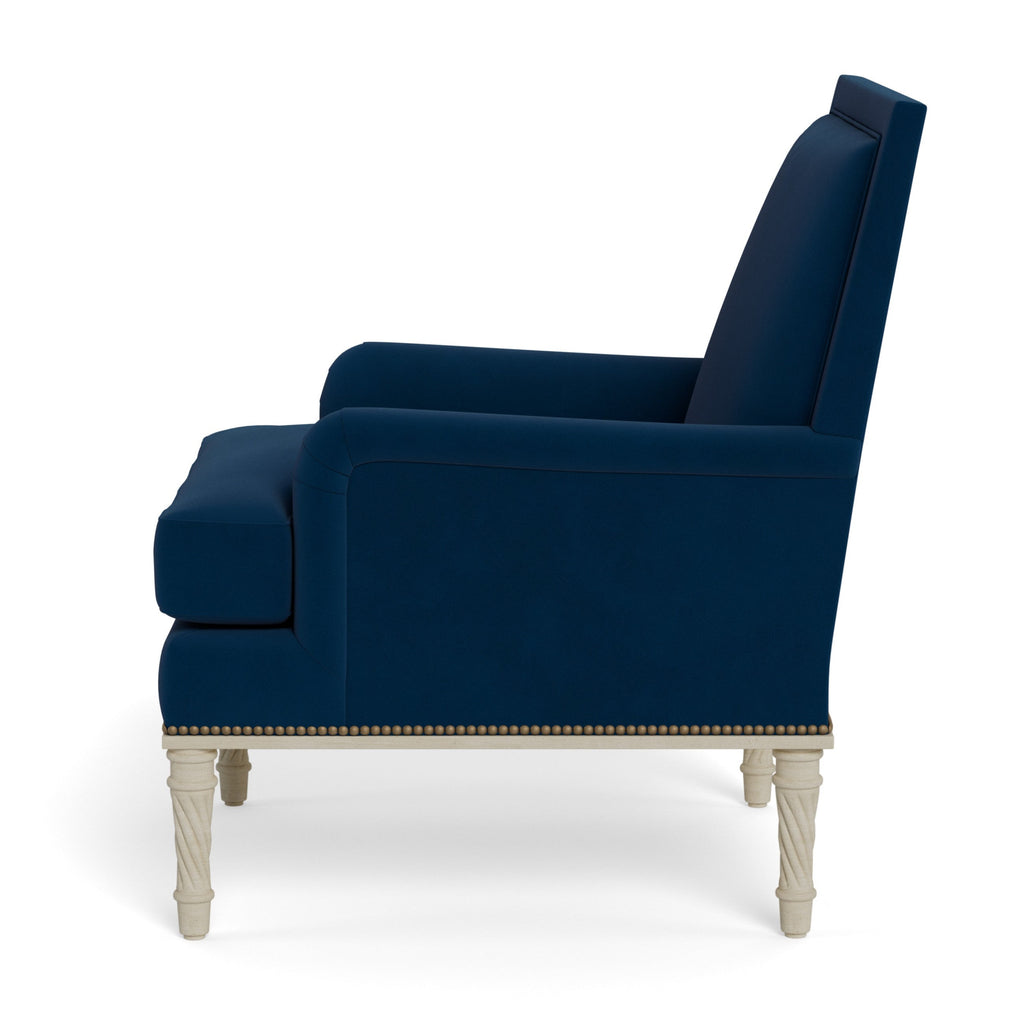Azure Rolled Arm Upholstered Chair - The Well Appointed House