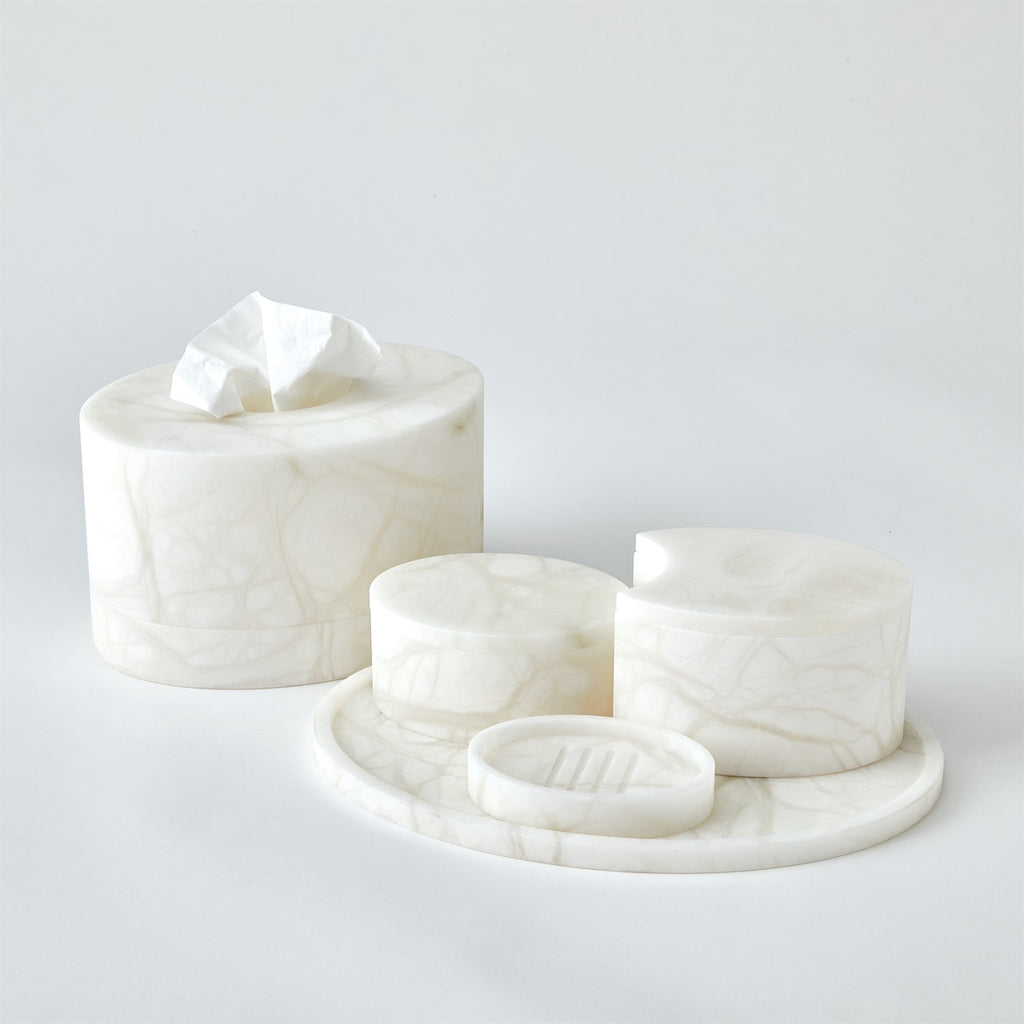 Alabaster Oval Collection - The Well Appointed House