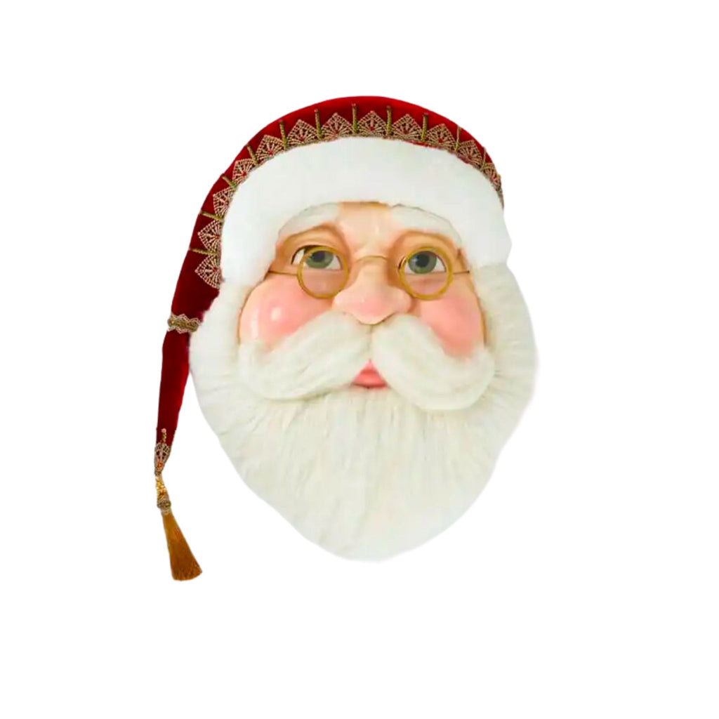 All the Trimmings Santa Wall Mask- The Well Appointed House