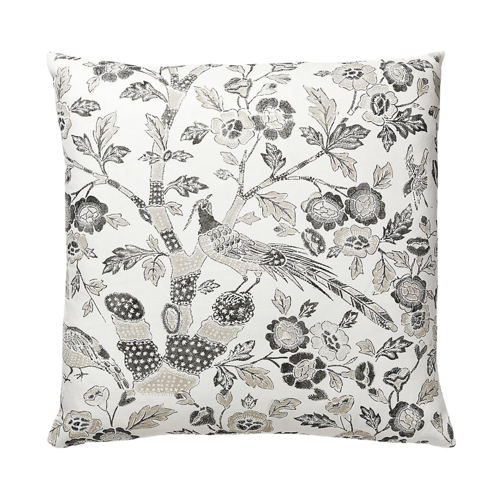 Anissa Print Pillow in Truffle - The Well Appointed House