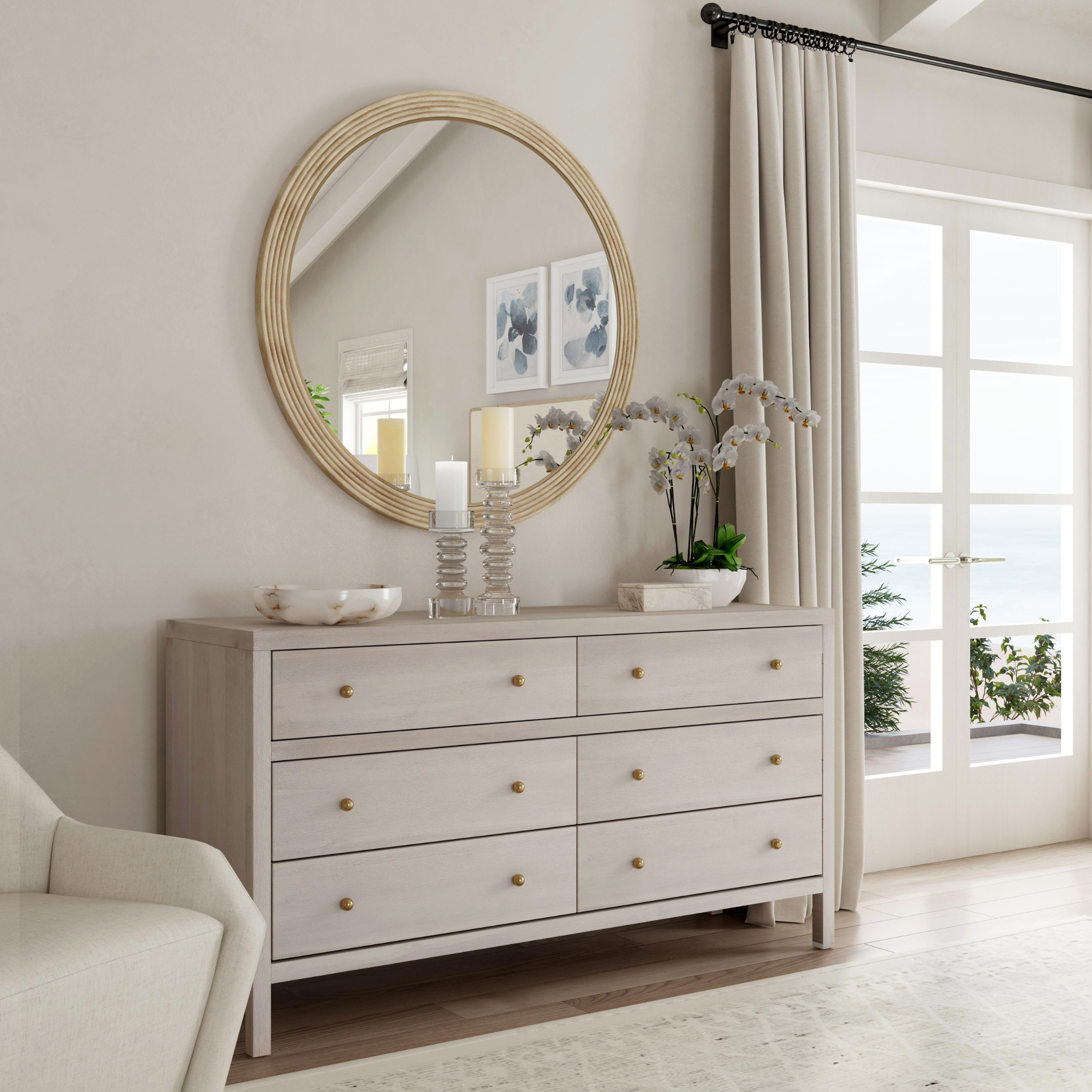Antique Taupe Six Drawer Dresser The Well Appointed House Antique Taupe Six Drawer Dresser The Well Appointed House