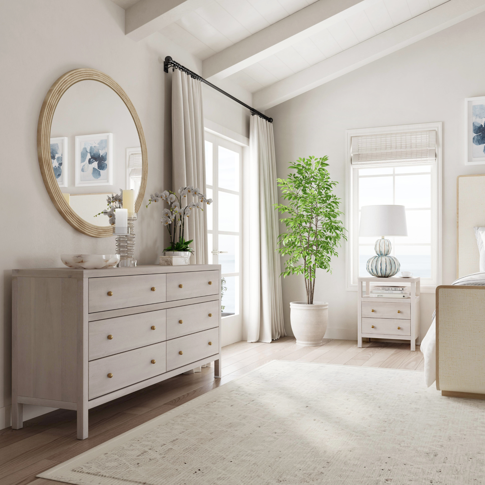 Butler Specialty Nora 6-Drawer Dresser, Taupe