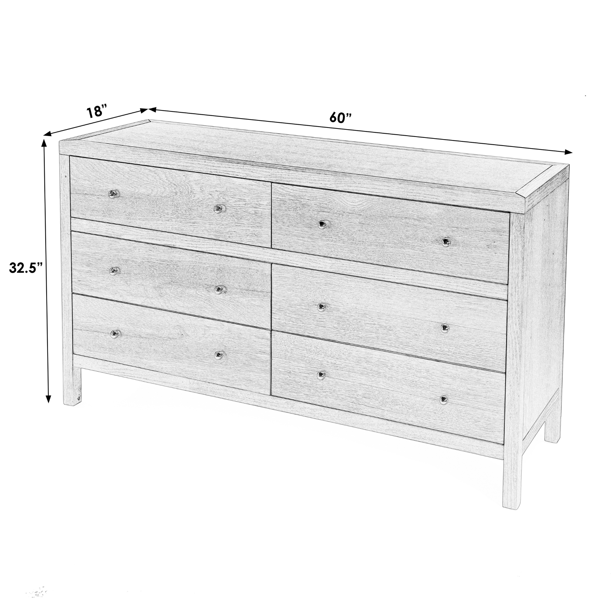 Antique Taupe Six Drawer Dresser The Well Appointed House Antique Taupe Six Drawer Dresser The Well Appointed House