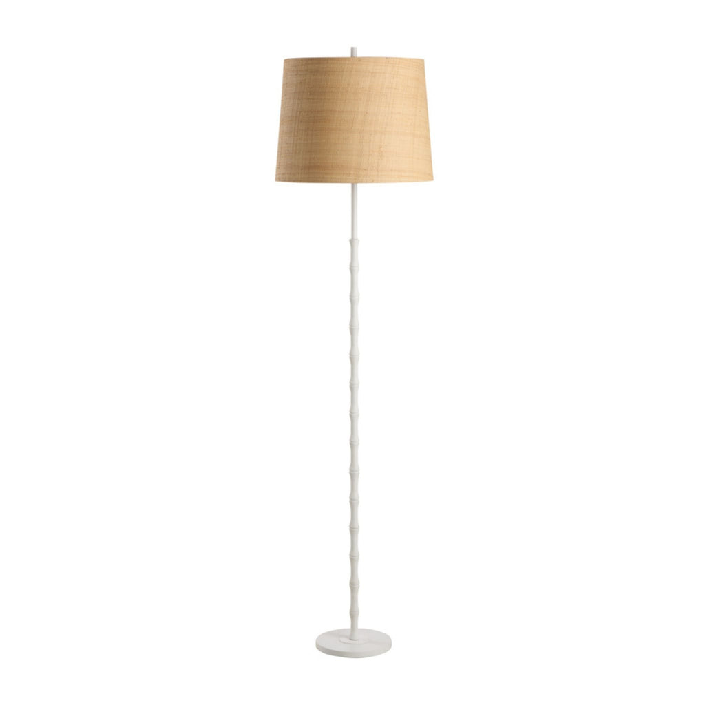 Artois Floor Lamp in White - The Well Appointed House