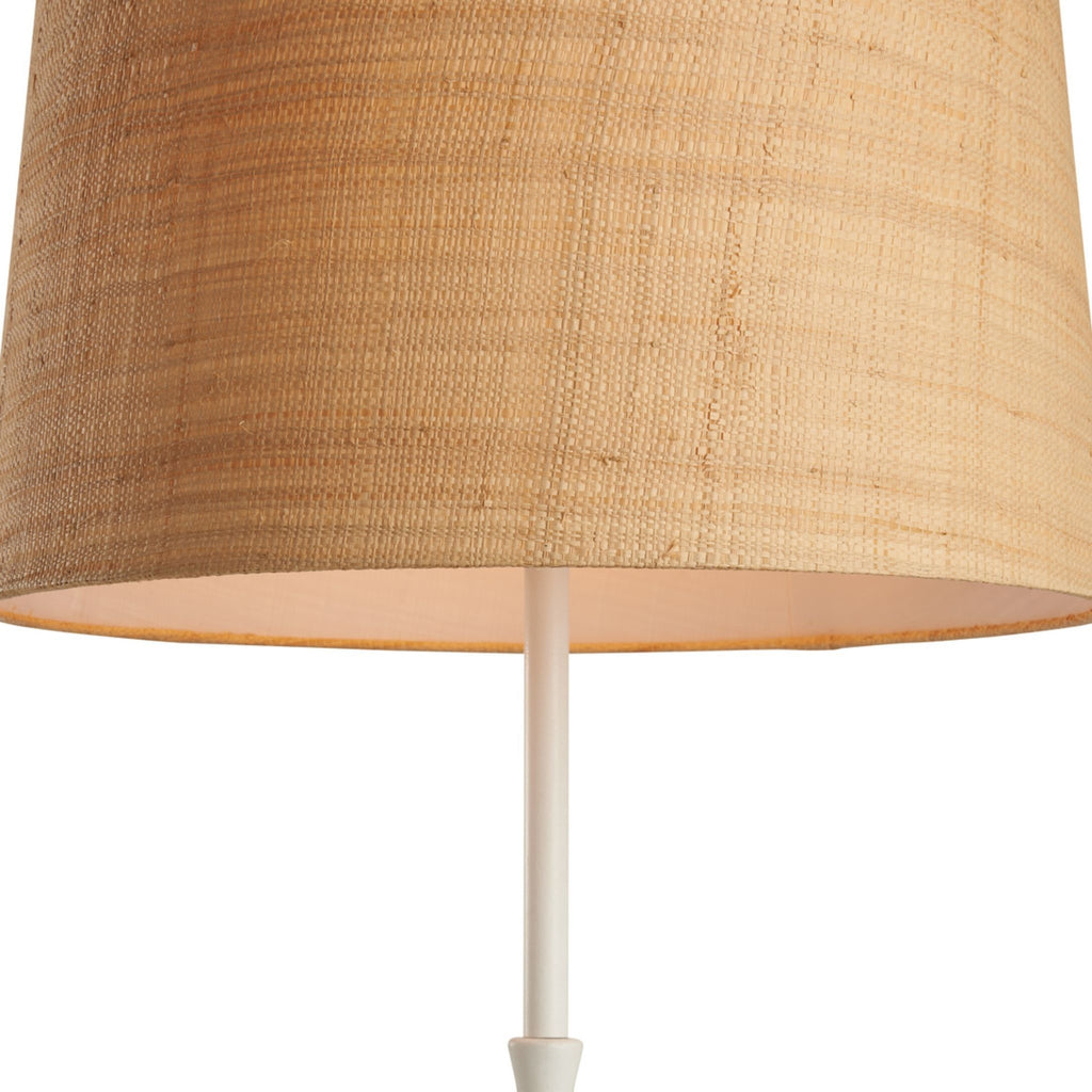 Artois Floor Lamp in White - The Well Appointed House