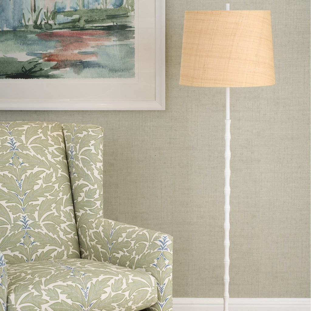 Artois Floor Lamp in White - The Well Appointed House