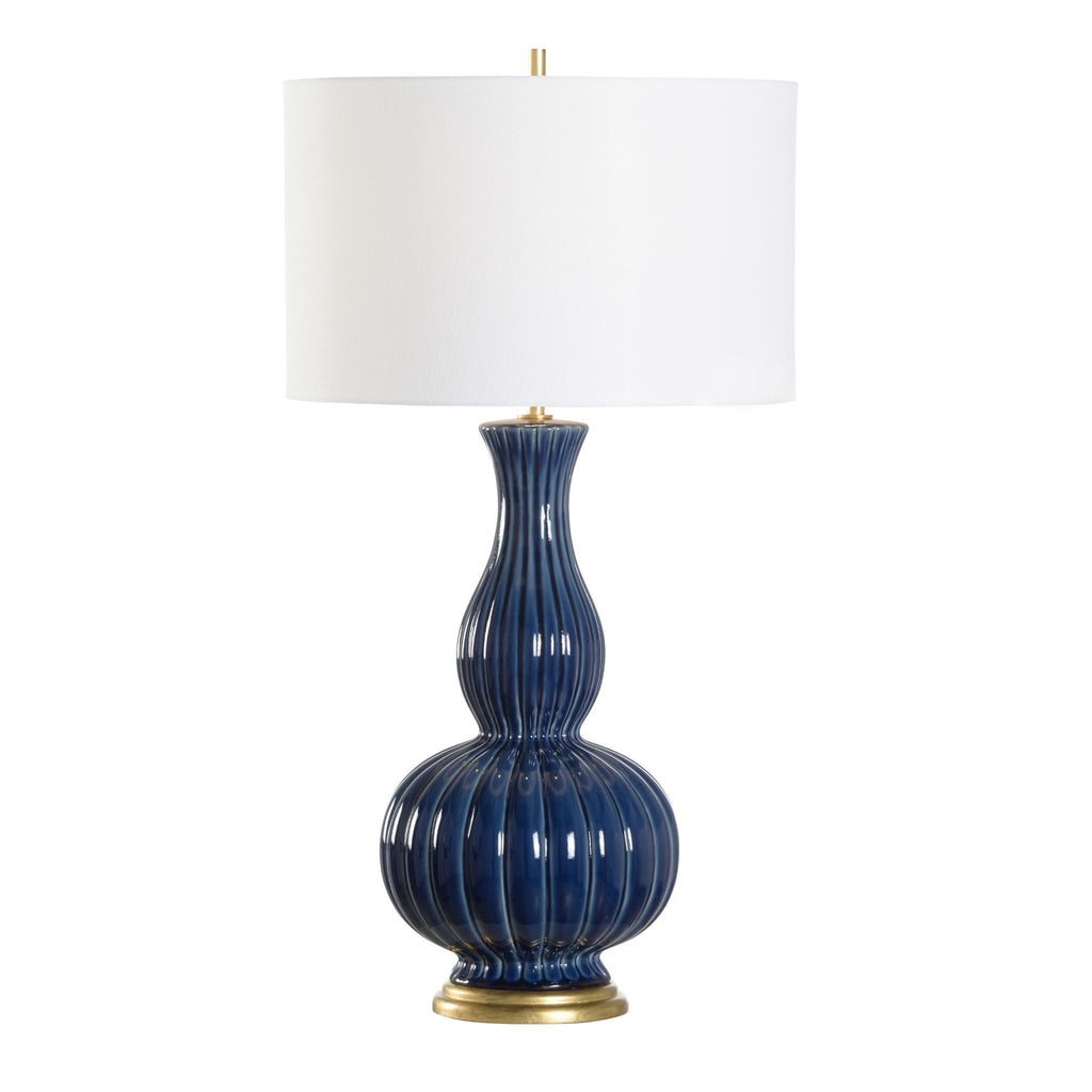 Augusta Lamp in Blue - The Well Appointed House