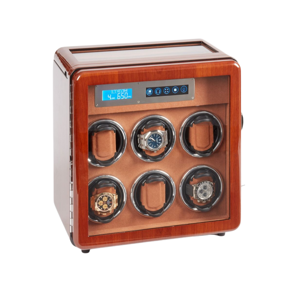 Monty Six Watch Winder and Four Watch Storage - The Well Appointed House