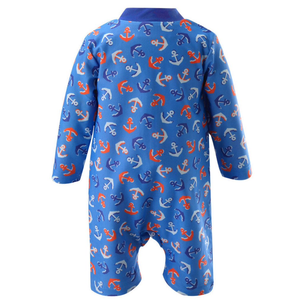 Baby Boy Anchor Zip Up Rash Guard - The Well Appointed House