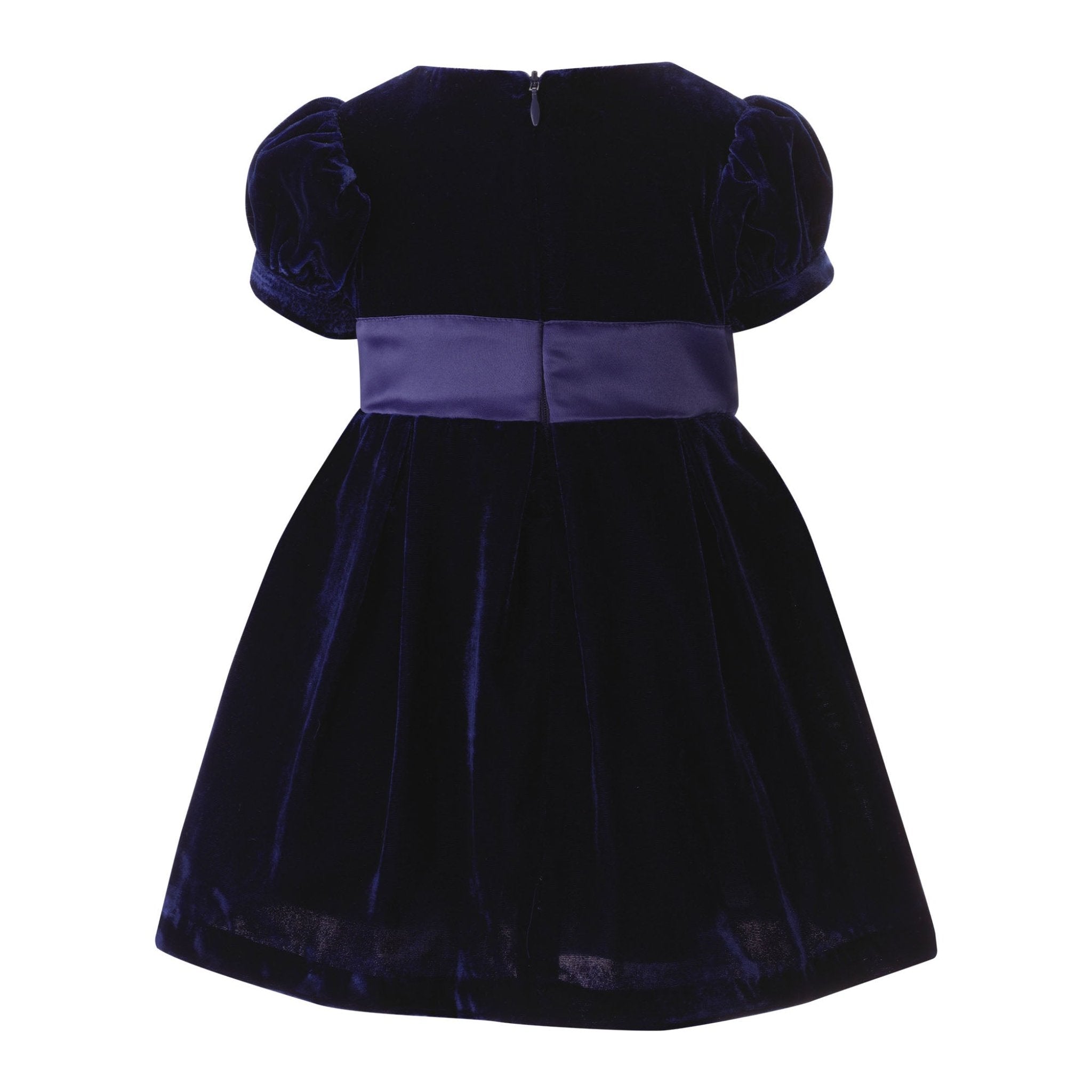 Crushed Velvet Bow Dress 6m Crushed Velvet Bow Dress 6m