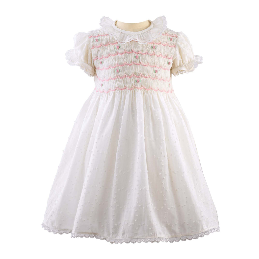 Swiss Dot Smocked Dress & Bloomers - The Well Appointed House