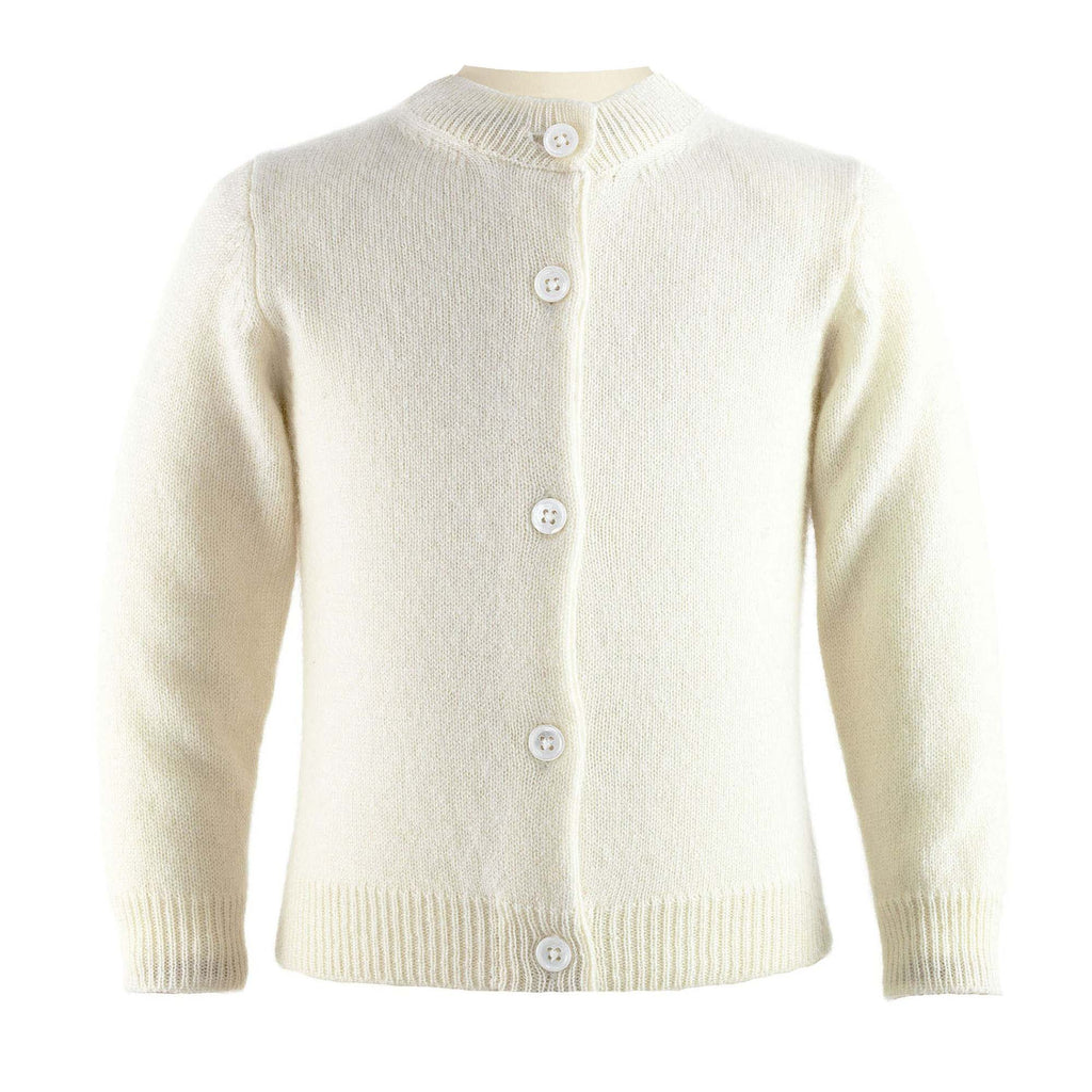 Ivory Cashmere Cardigan, Baby Sizes - The Well Appointed House