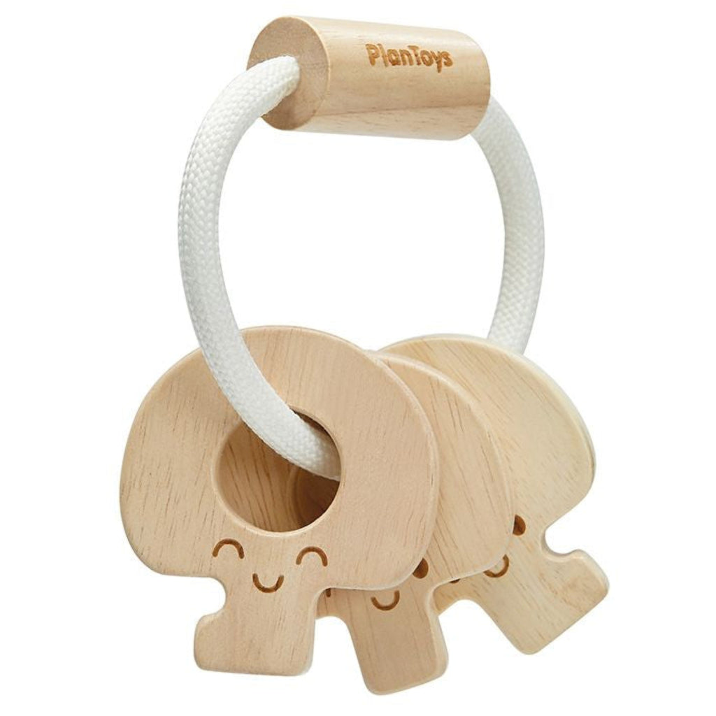 Baby Key Rattle - Natural - The Well Appointed House 