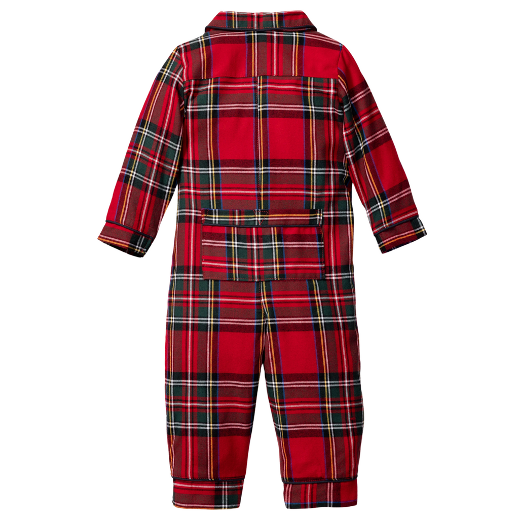 Baby's Brushed Cotton Classic Romper in Imperial Tartan - The Well Appointed House