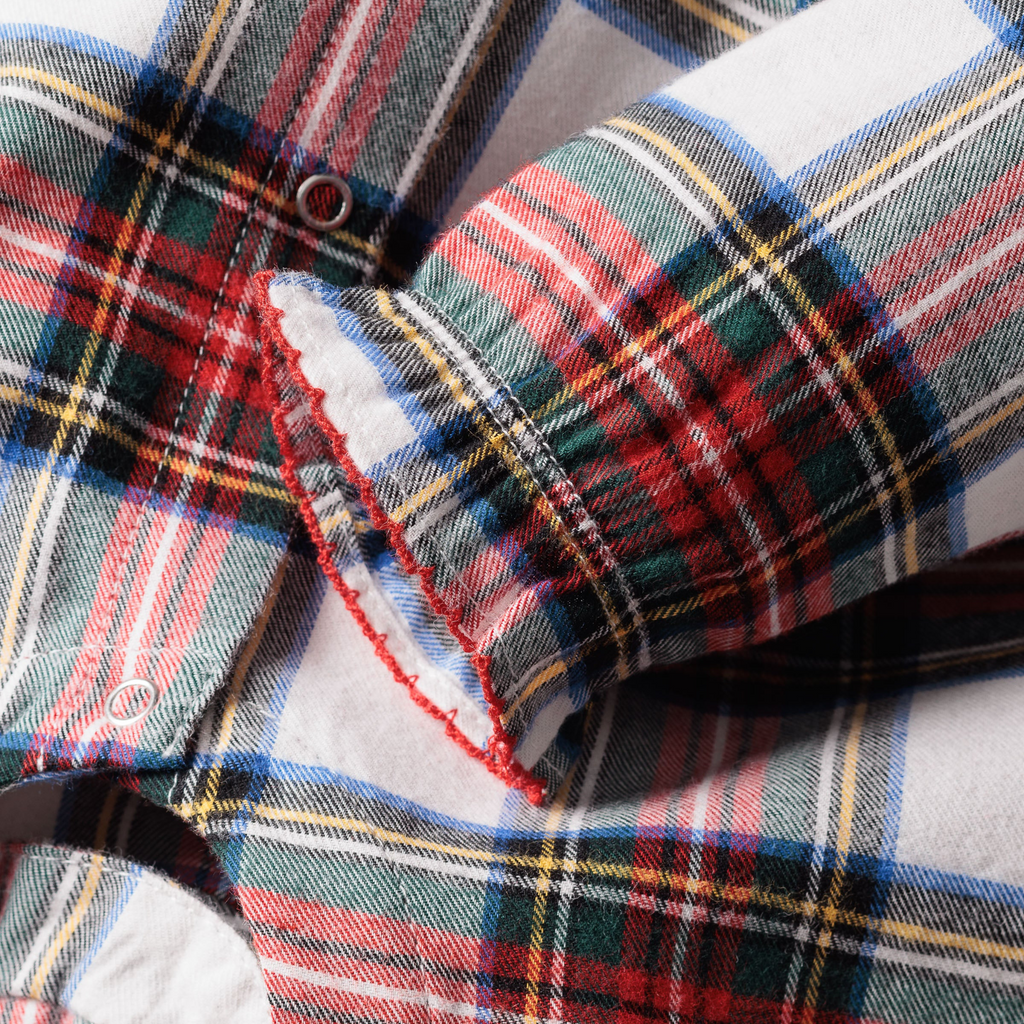 Baby's Twill Madeline Romper in Balmoral Tartan - The Well Appointed House