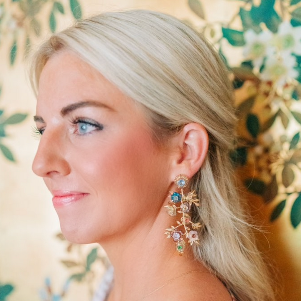 Belgravia Chinoiserie Vine Earrings - The Well Appointed House