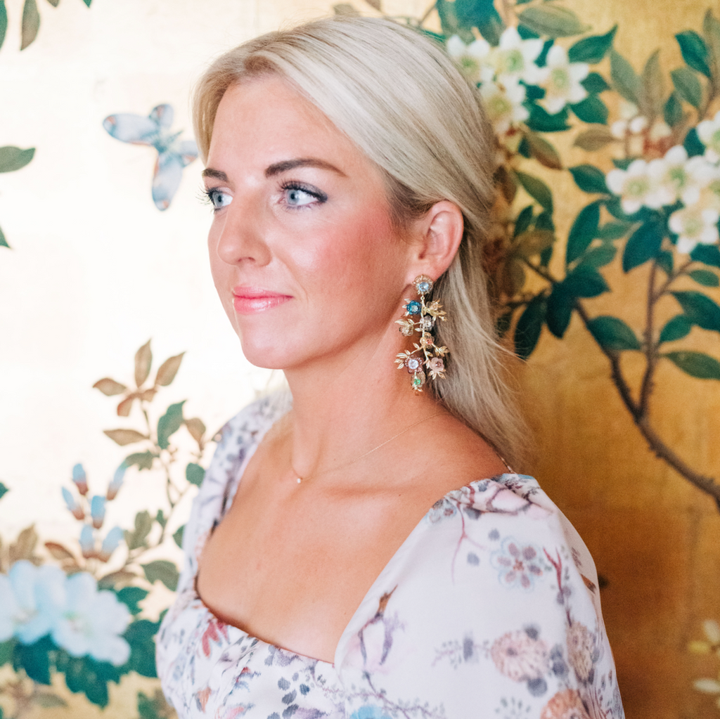 Belgravia Chinoiserie Vine Earrings - The Well Appointed House