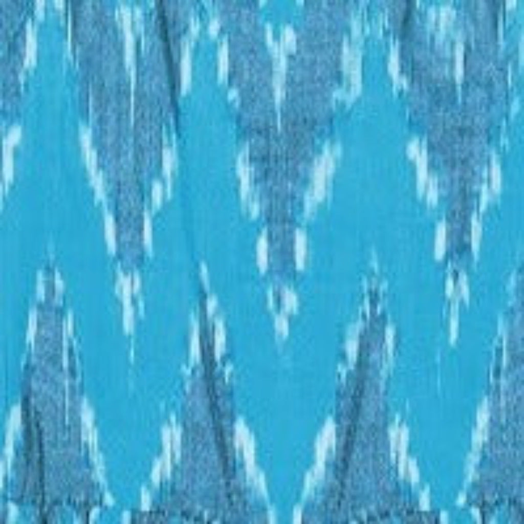 Bella Girl's Shoulder Tie Sundress Turquoise Ikat - The Well Appointed House