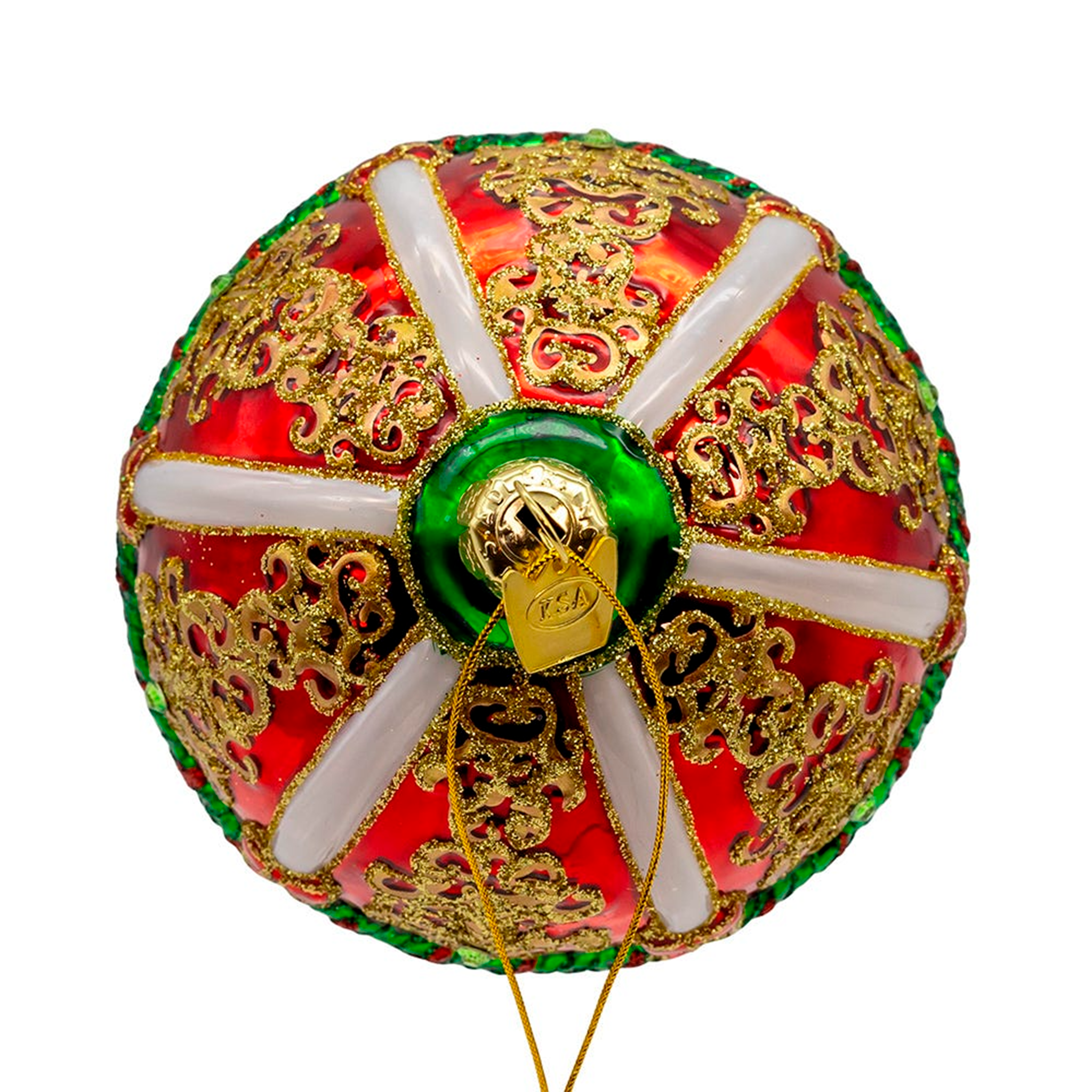 Bellissimo Glass Hot Air Balloon Ornament - BARGAIN BASEMENT ITEM