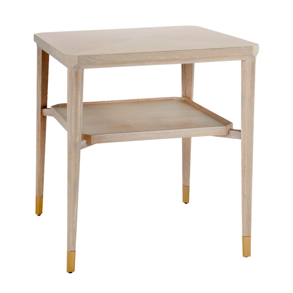 Bertram Square Side Table in Sand - Side & Accent Tables - The Well Appointed House