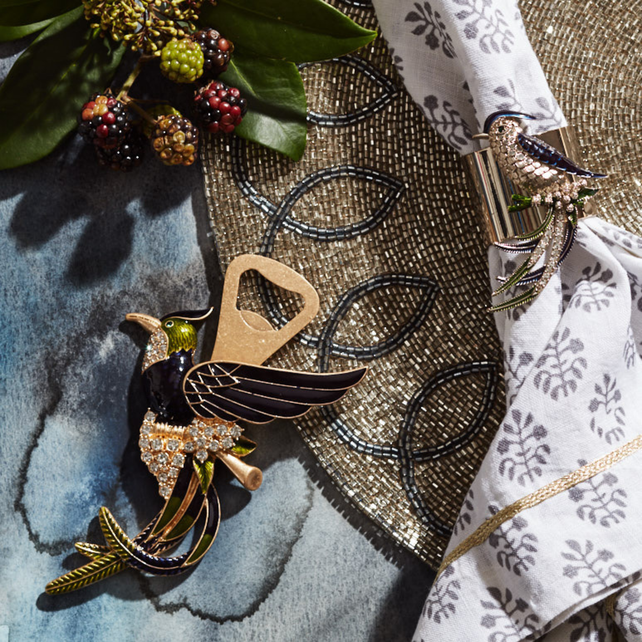 Bird napkin rings deals