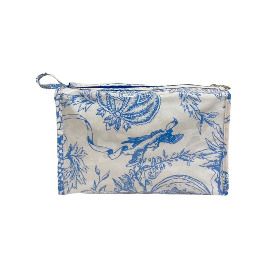 Blue Pineapple Garden Box Cosmetic Bag-The Well Appointed House