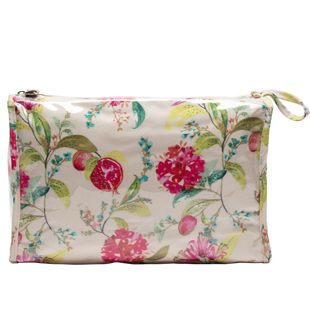 Box Cosmetic Bag in Pomegranate - The Well Appointed House