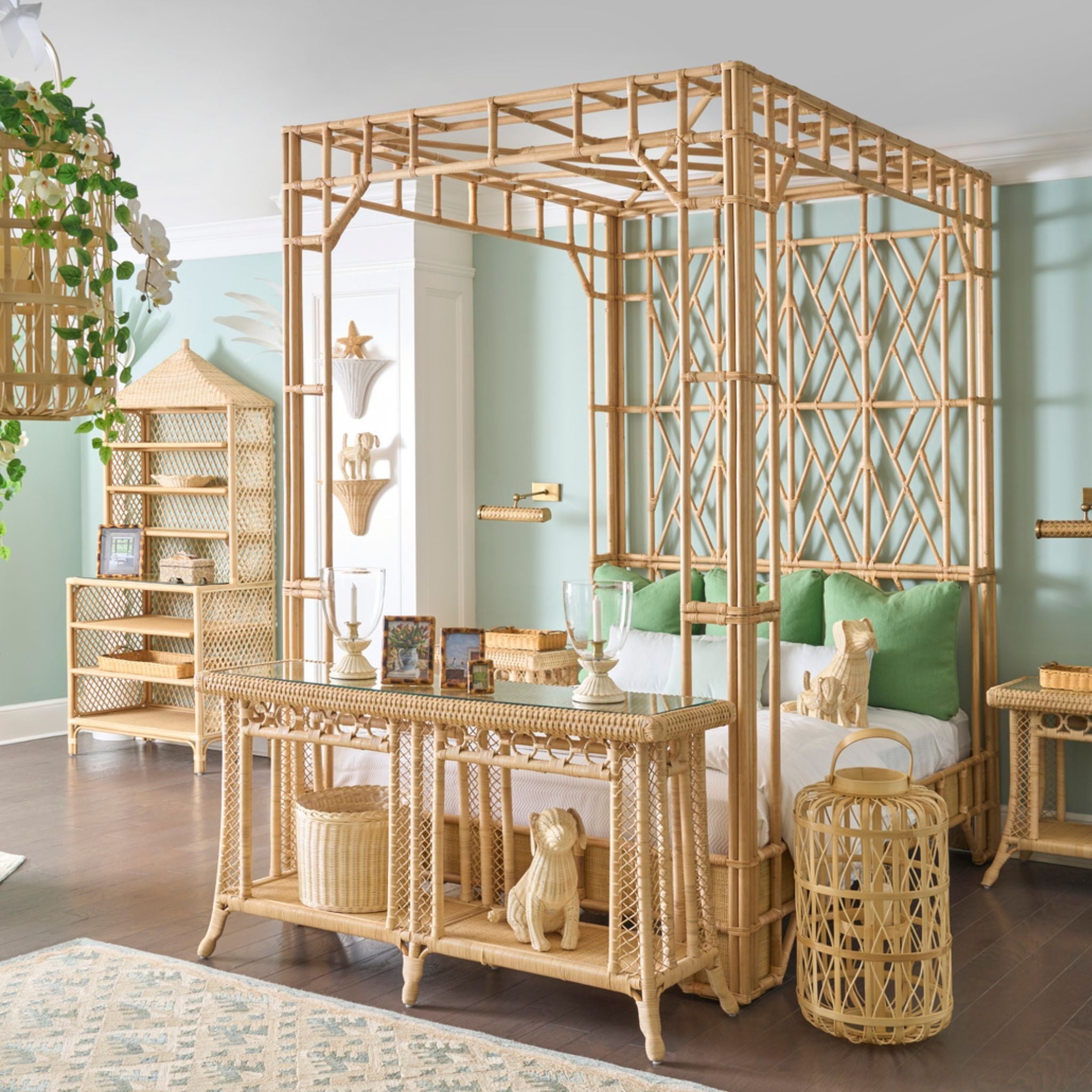 Brighton Rattan Etagere Shelf