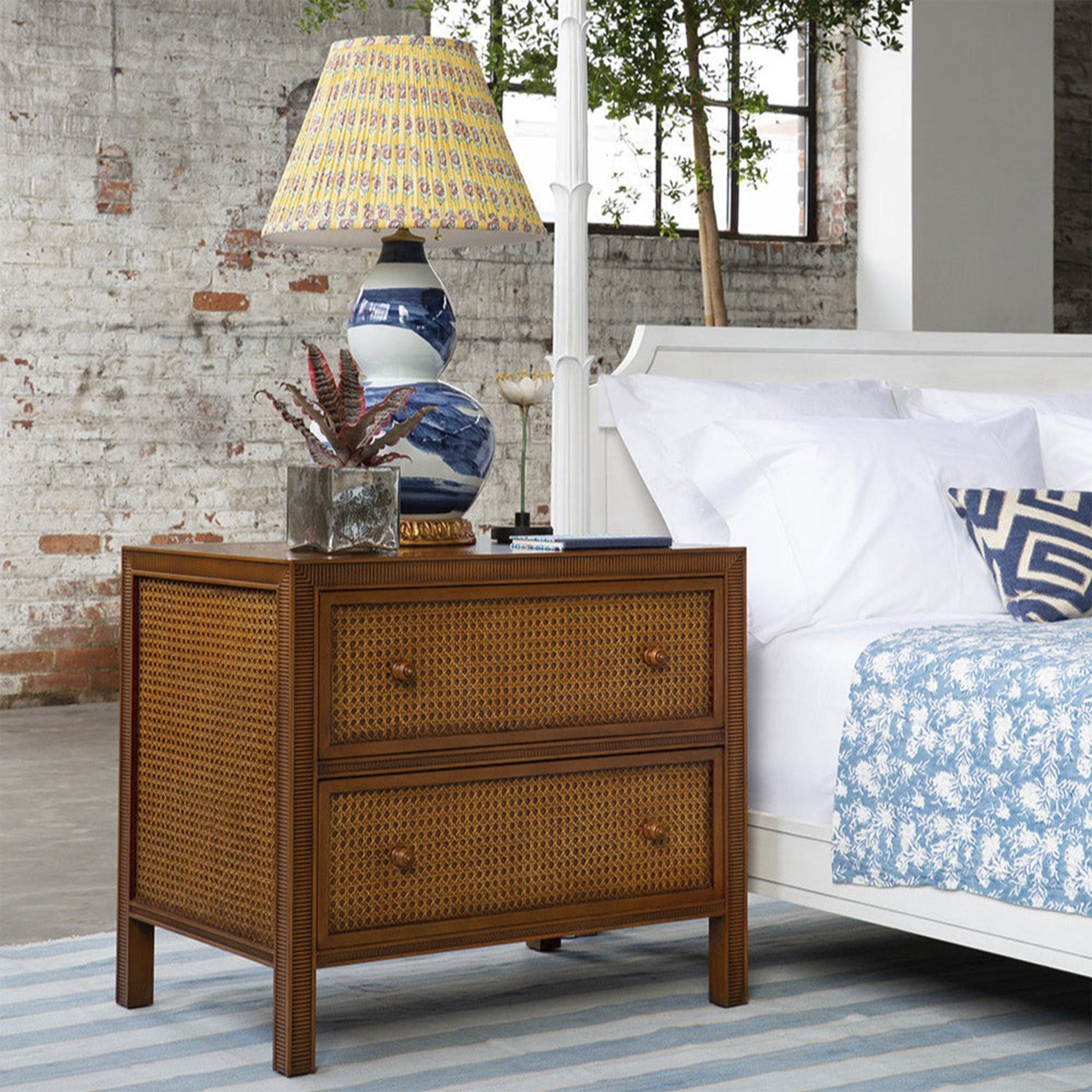 Brush Stroke Lamp in Blue – The Well Appointed House