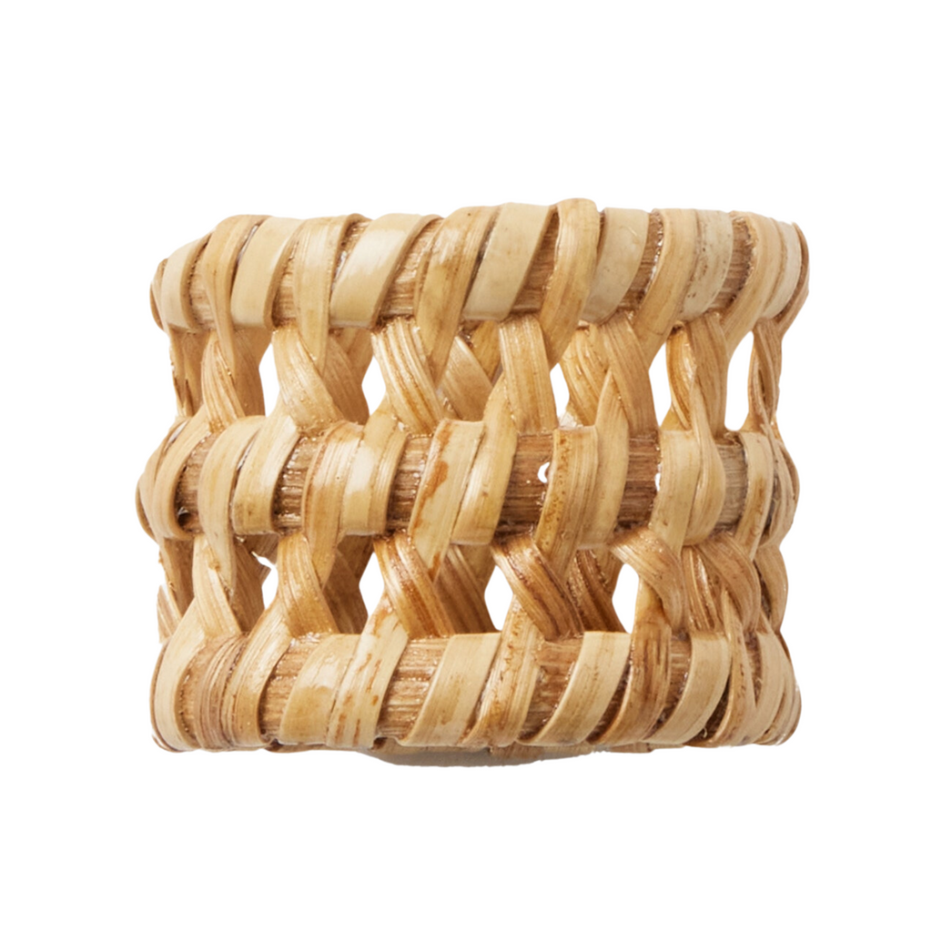 Carly Natural Napkin Rings, Set of Four - The Well Appointed House