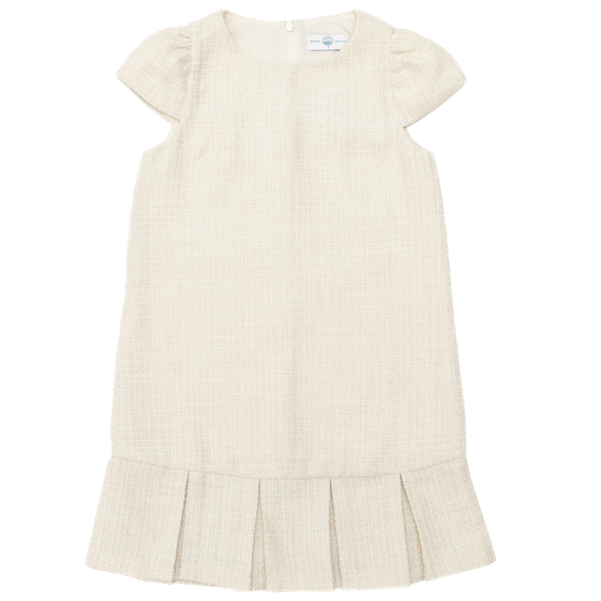 cream tweed dress Winter Tweed Shift Dress