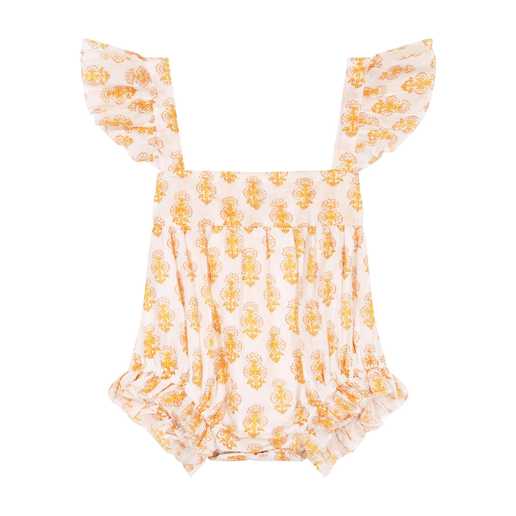 Chloe Baby Romper Talelayo Gold - The Well Appointed House